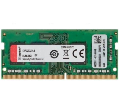 Kingston DDR4 SODIMM 8GB KVR32S22S6/8 PC4-25600, 3200MHz, CL22