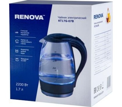 Чайник электрический RENOVA KT17G-07B