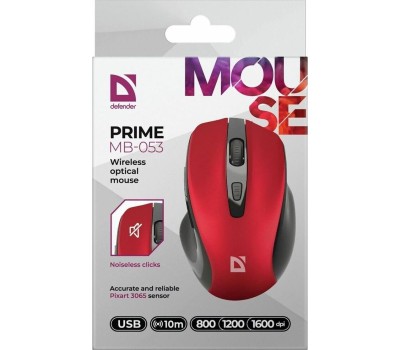 Мышь DEFENDER (52054) PRIME MB-053 , бирюза