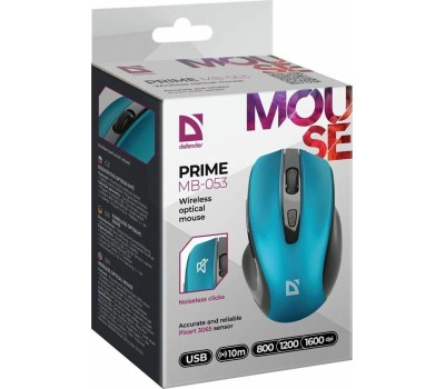 Мышь DEFENDER (52054) PRIME MB-053 , бирюза