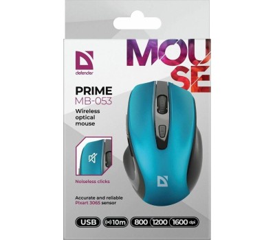 Мышь DEFENDER (52054) PRIME MB-053 , бирюза