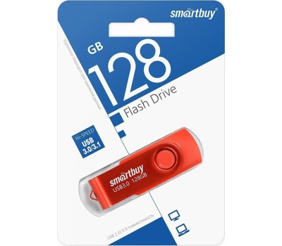 USB-флэш SMARTBUY (SB128GB3TWR) UFD 3.0/3.1 128GB Twist Red красный