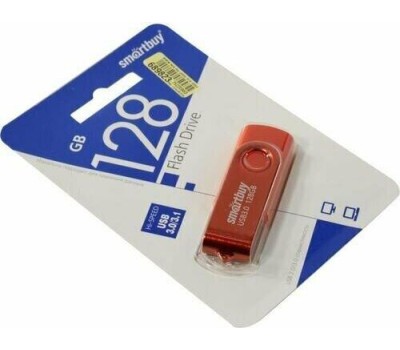 USB-флэш SMARTBUY (SB128GB3TWR) UFD 3.0/3.1 128GB Twist Red красный