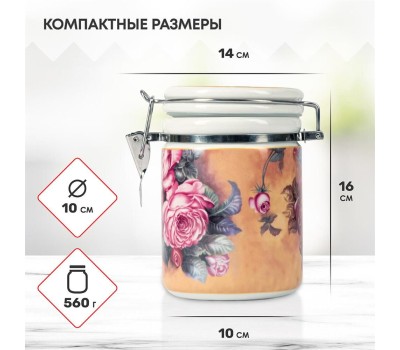 ROSENBERG R-220119 Банка для сыпучих продуктов, 560гр.