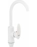 Смеситель для кухни BRIMIX 5921 Смеситель на кухню, боковой, шаровый, из высокопрочного пластика АБС, БЕЛЫЙ