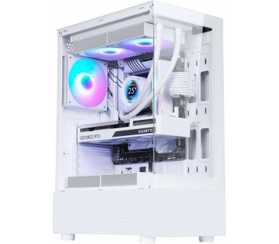 Корпус для ПК FORMULA Корпус Crystal Z1 белый без БП ATX 2xUSB2.0 1xUSB3.0 audio bott PSU