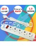 POWERCUBE Сетевой фильтр Power Cube SPG-B-6 white (1,9 м, 5 розеток, 10А) (SPG-B-6-WHITE)