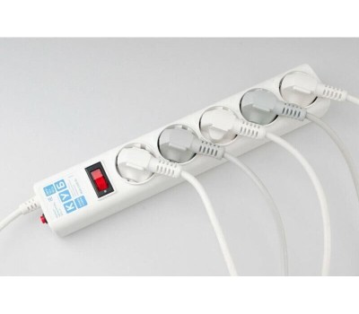 POWERCUBE Сетевой фильтр Power Cube SPG-B-6 white (1,9 м, 5 розеток, 10А) (SPG-B-6-WHITE)