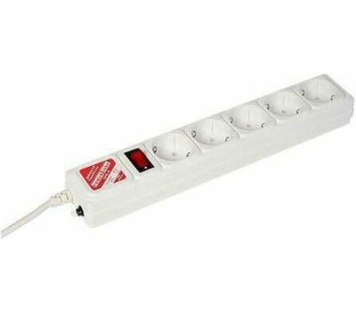 POWERCUBE Сетевой фильтр Power Cube SPG-B-6 white (1,9 м, 5 розеток, 10А) (SPG-B-6-WHITE)
