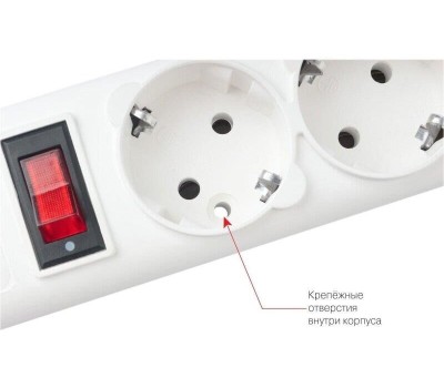 POWERCUBE Сетевой фильтр Power Cube SPG-B-6 white (1,9 м, 5 розеток, 10А) (SPG-B-6-WHITE)