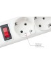 POWERCUBE Сетевой фильтр Power Cube SPG-B-6 white (1,9 м, 5 розеток, 10А) (SPG-B-6-WHITE)