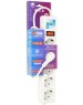 POWERCUBE Сетевой фильтр Power Cube SPG-B-6 white (1,9 м, 5 розеток, 10А) (SPG-B-6-WHITE)