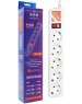 POWERCUBE Сетевой фильтр Power Cube SPG-B-6 white (1,9 м, 5 розеток, 10А) (SPG-B-6-WHITE)