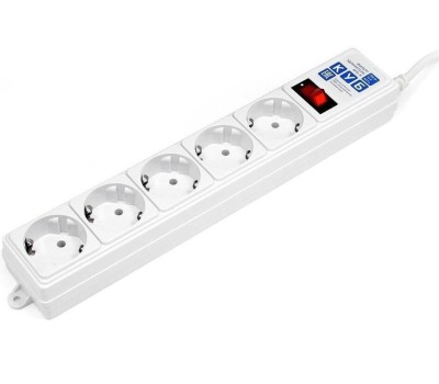 POWERCUBE Сетевой фильтр Power Cube SPG-B-6 white (1,9 м, 5 розеток, 10А) (SPG-B-6-WHITE)