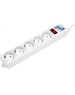 POWERCUBE Сетевой фильтр Power Cube SPG-B-6 white (1,9 м, 5 розеток, 10А) (SPG-B-6-WHITE)