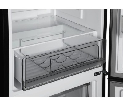 Холодильник Hyundai CC35083F черное стекло 2-хкамерн. черный CC35083F ЧЕРНОЕ СТЕКЛО