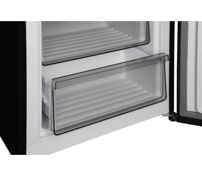 Холодильник Hyundai CC35083F черное стекло 2-хкамерн. черный CC35083F ЧЕРНОЕ СТЕКЛО