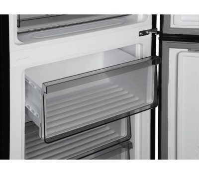 Холодильник Hyundai CC35083F черное стекло 2-хкамерн. черный CC35083F ЧЕРНОЕ СТЕКЛО