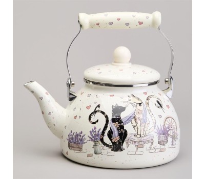 Чайник AGNESS 943-073 LAVANDER CATS 2,6л