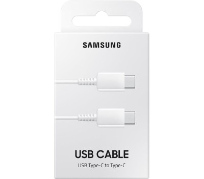 SAMSUNG Кабель EP-DA705BWRGRU USB Type-C (m)-USB Type-C (m) 1м белый (упак.:1шт)