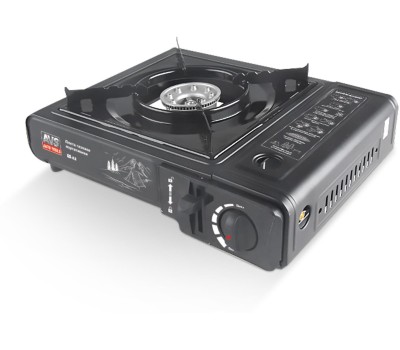 Плитка газовая AVS TOOLS GS-02 портативная в кейсе (встроен.переходник)