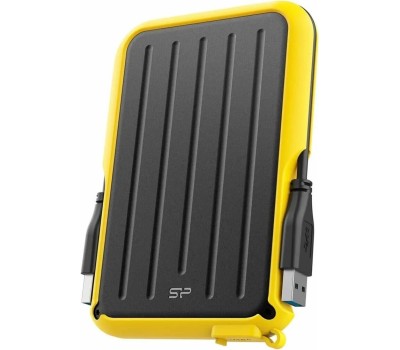 SILICON POWER 2ТБ Внешний диск HDD Armor A66 SP020TBPHD66SS3Y, USB 3.0, желтый