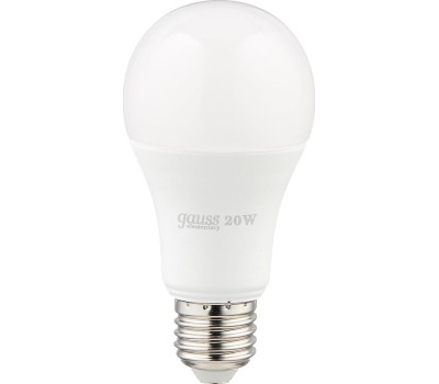 лампа GAUSS Упаковка ламп LED E27, груша, 20Вт, 10 шт. [23239]