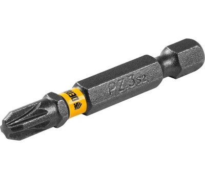Бита DENZEL Бита PZ3х50, сталь S2, шестигранный профиль, 10 шт. Е 6,3 11657