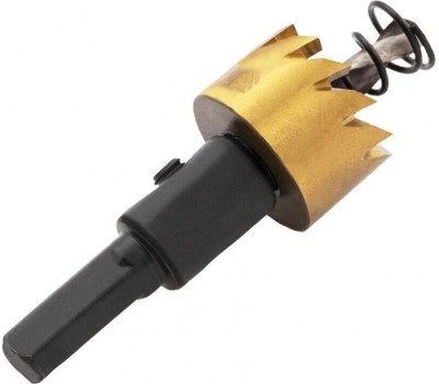 Коронка DENZEL Коронка по металлу HSS, 21 мм, нитридтитановое покрытие 724102