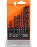 Набор сверл SPARTA Набор сверл по металлу, 2-8 мм, (через 0.5 мм) HSS 13 шт, цилиндрический хвостовик 723355