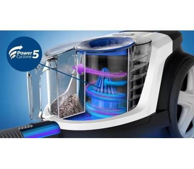 PHILIPS Пылесос FC9333/09, 900Вт, фиолетовый/черный
