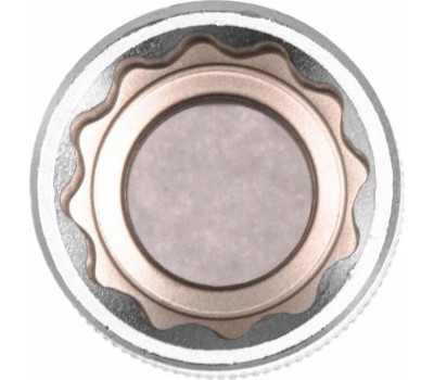 Головка торцевая STELS Головка торцевая, 19 мм, двенадцатигранная, CrV, под квадрат 1/2, хромированная 13665