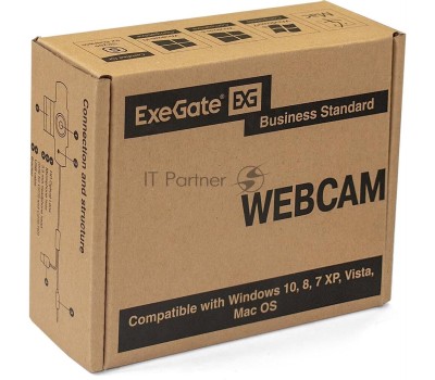 Exegate EX294581RUS Веб-камера ExeGate BusinessPro C922 2K Tripod
