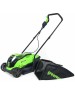 GREENWORKS Газонокосилка аккумуляторная GD24LM33K4, 33см, несамоходная, 4Ач, с ЗУ [2516107ub]