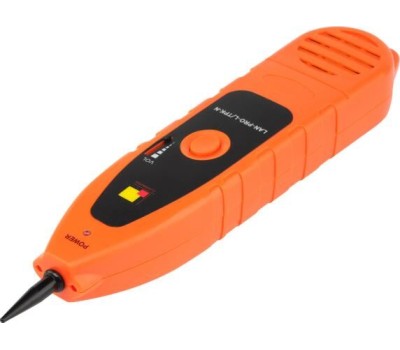 LANMASTER Кабельный тестер LAN-PRO-L/TPK-POE-8R оранжевый, черный