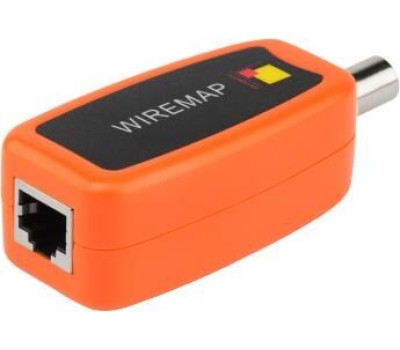 LANMASTER Кабельный тестер LAN-PRO-L/TPK-POE-8R оранжевый, черный