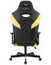 Кресло компьютерное игровое KNIGHT Кресло игровое Thunder 5X, экокожа, до 150кг, регулируемые 3D подлокотники, черный/желтый