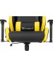 Кресло компьютерное игровое KNIGHT Кресло игровое Thunder 5X, экокожа, до 150кг, регулируемые 3D подлокотники, черный/желтый