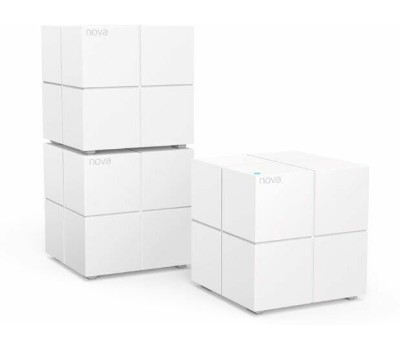 TENDA Бесшовный Mesh роутер Nova MW6, Wi-Fi 5, AC1200, 2.4/5ГГц, 1 LAN, белый [mw6(3-pack)]