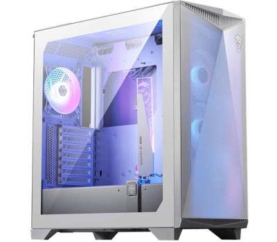 Корпус для ПК MSI Корпус MPG GUNGNIR 300R AIRFLOW White, Midi Tower, EATX ,2xUSB 3.2 Gen 1, 1xUSB 3.2 Gen2 Type-C, 4x120mm PWM ARGB Fan, ARGB+PWM Control Board, Tempered Glass Window