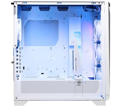 Корпус для ПК MSI Корпус MPG GUNGNIR 300R AIRFLOW White, Midi Tower, EATX ,2xUSB 3.2 Gen 1, 1xUSB 3.2 Gen2 Type-C, 4x120mm PWM ARGB Fan, ARGB+PWM Control Board, Tempered Glass Window
