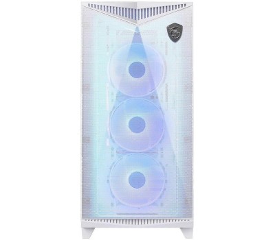 Корпус для ПК MSI Корпус MPG GUNGNIR 300R AIRFLOW White, Midi Tower, EATX ,2xUSB 3.2 Gen 1, 1xUSB 3.2 Gen2 Type-C, 4x120mm PWM ARGB Fan, ARGB+PWM Control Board, Tempered Glass Window