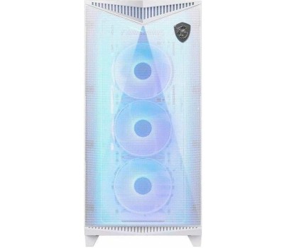 Корпус для ПК MSI Корпус MPG GUNGNIR 300R AIRFLOW White, Midi Tower, EATX ,2xUSB 3.2 Gen 1, 1xUSB 3.2 Gen2 Type-C, 4x120mm PWM ARGB Fan, ARGB+PWM Control Board, Tempered Glass Window
