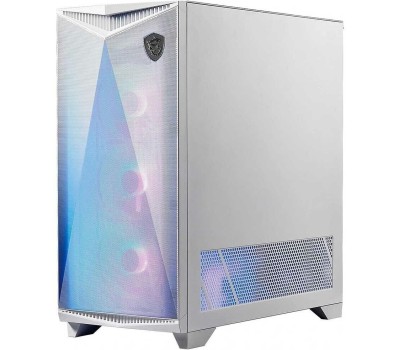 Корпус для ПК MSI Корпус MPG GUNGNIR 300R AIRFLOW White, Midi Tower, EATX ,2xUSB 3.2 Gen 1, 1xUSB 3.2 Gen2 Type-C, 4x120mm PWM ARGB Fan, ARGB+PWM Control Board, Tempered Glass Window