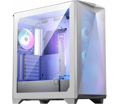 Корпус для ПК MSI Корпус MPG GUNGNIR 300R AIRFLOW White, Midi Tower, EATX ,2xUSB 3.2 Gen 1, 1xUSB 3.2 Gen2 Type-C, 4x120mm PWM ARGB Fan, ARGB+PWM Control Board, Tempered Glass Window