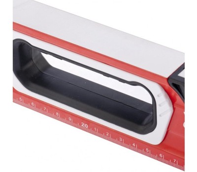 Уровень MATRIX Уровень алюминиевый, магнит, фрезерованный, 3 глазка (1 зеркальный) двухкомпонентные рукоятки, 1000 мм 34733