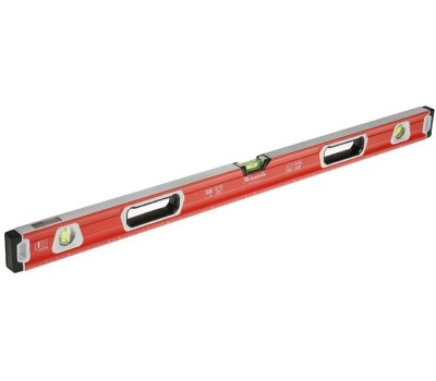 Уровень MATRIX Уровень алюминиевый, магнит, фрезерованный, 3 глазка (1 зеркальный) двухкомпонентные рукоятки, 1000 мм 34733