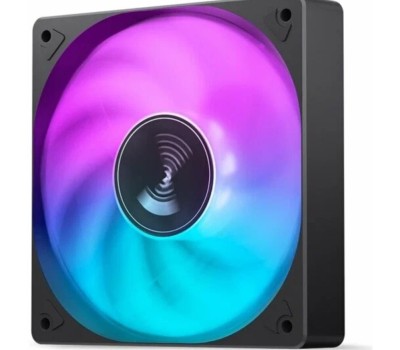 JONSBO Вентилятор SL-120C 120мм, 3-pin, 1500об/мин, 32 дБ, RGB, черный, Ret