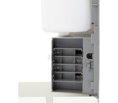 GFmark - Дозатор СЕНСОРНЫЙ, для жидкого МЫЛА, пластик АБС, БЕЛЫЙ, большой, с окошком капля, 1000 мл 683