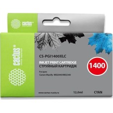 Картридж CACTUS CS-PGI1400XLC синий (12 мл) для CANON MB2050/MB2350/MB2040/MB2340